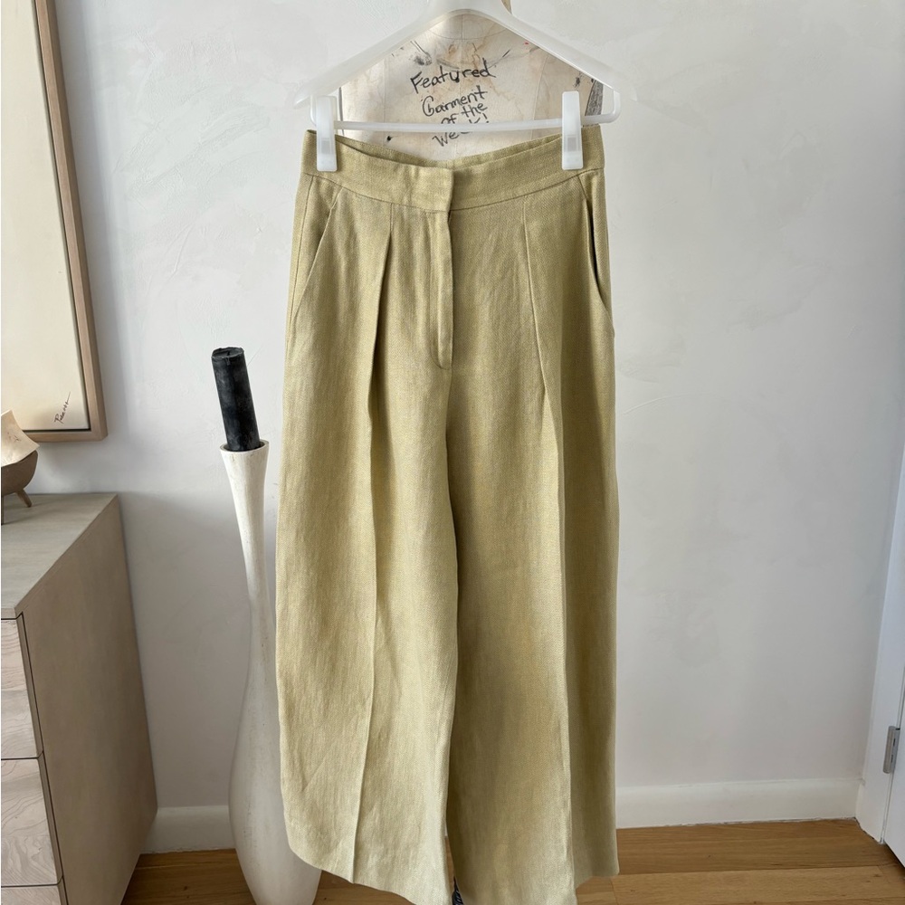 Massimo Dutti Limited Edition Linen Pant Suit size 6 - Picture 12 of 14